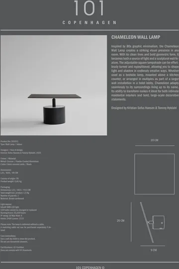 Aplique Chameleon - Burned Black - 101 Copenhagen