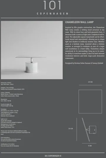 Aplique Chameleon - Chrome - 101 Copenhagen