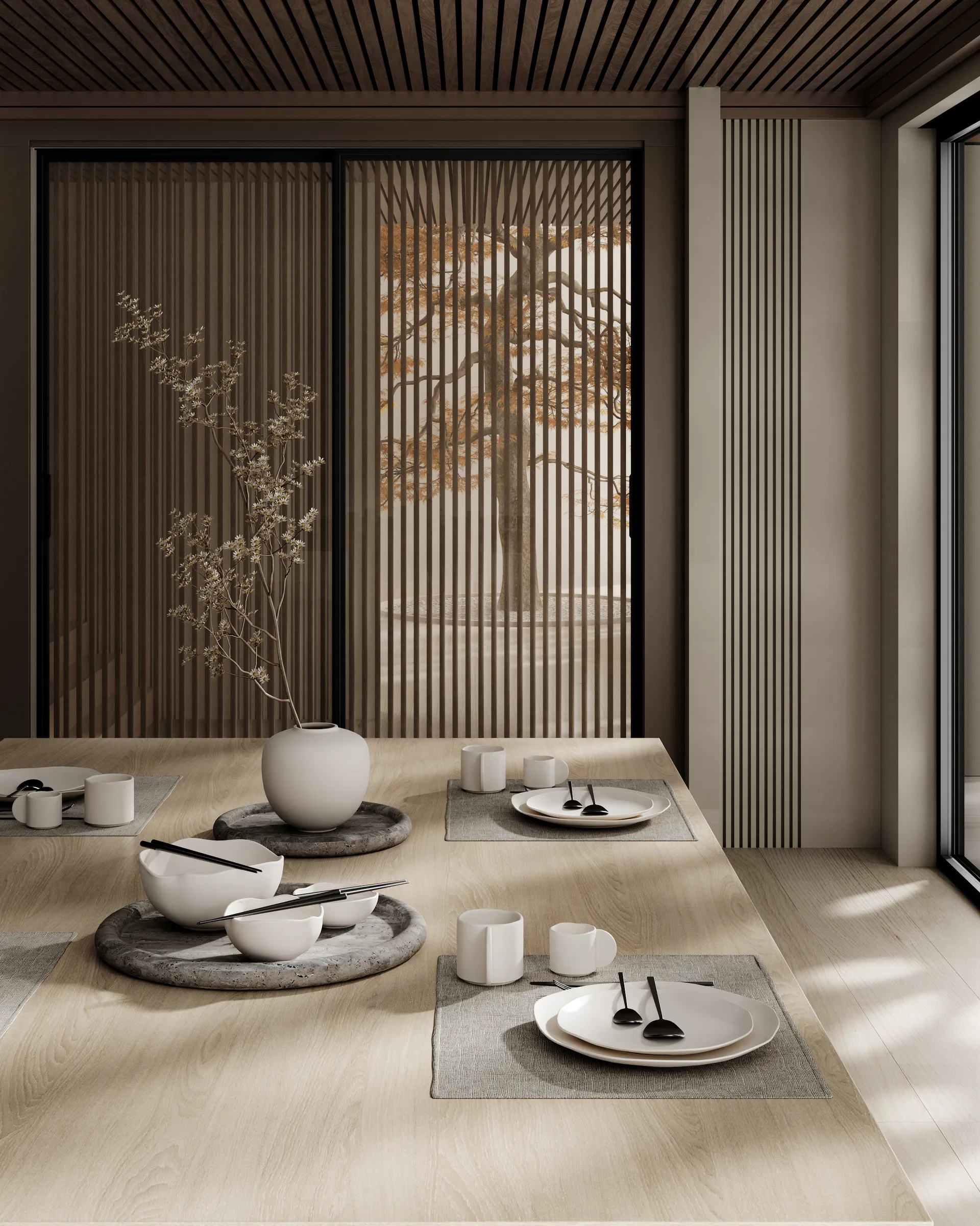 Bandeja medio Enkei 30x30 cm, Earth 101 Copenhagen