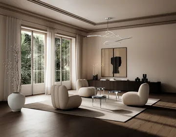 Butaca de jardín Toe bouclé - Arena ahumada - 101 Copenhagen