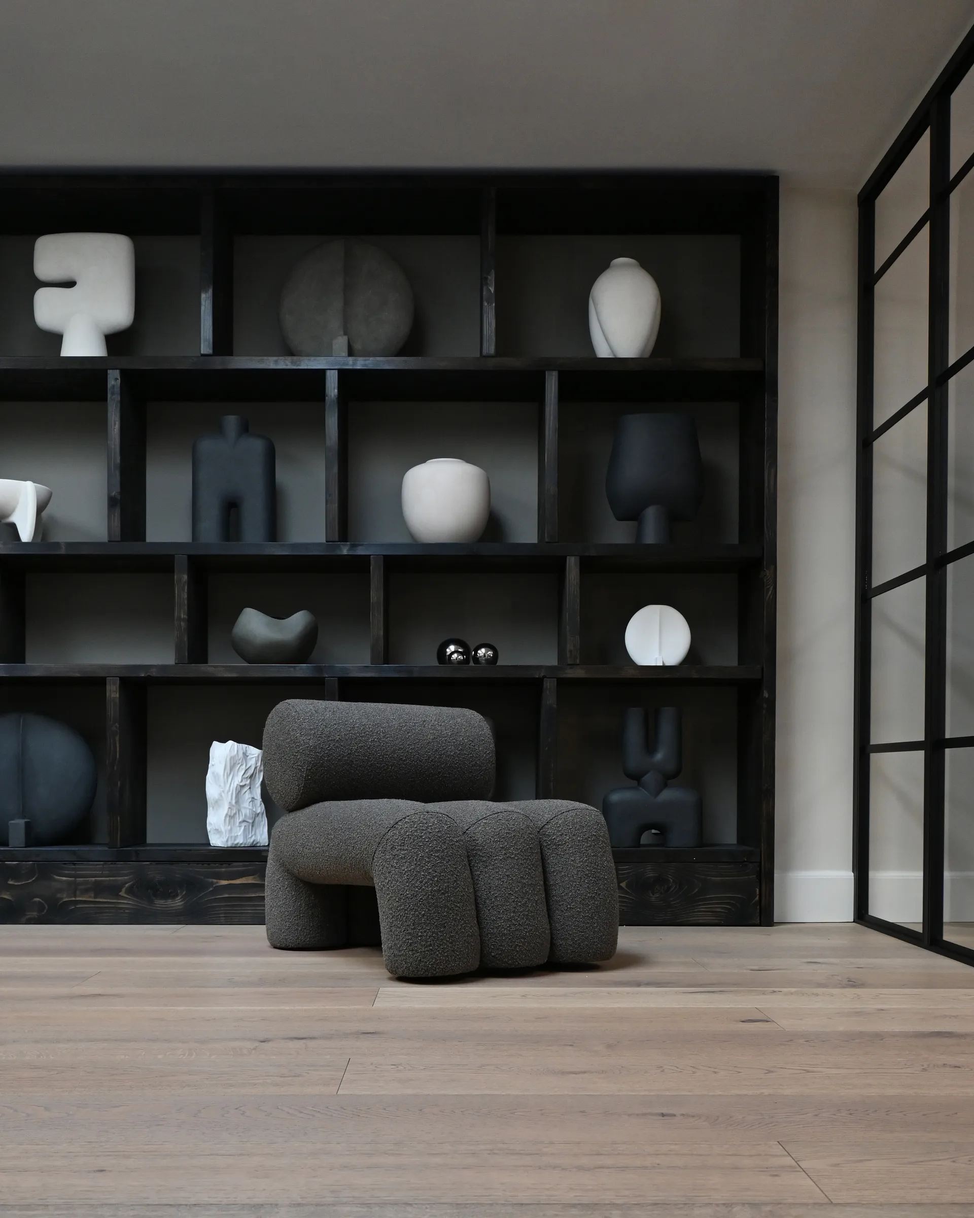 Butaca Foku Chair, Deep taupe 101 Copenhagen