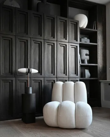 Butaca Lounge de jardín Toe lino - white chalk - 101 Copenhagen