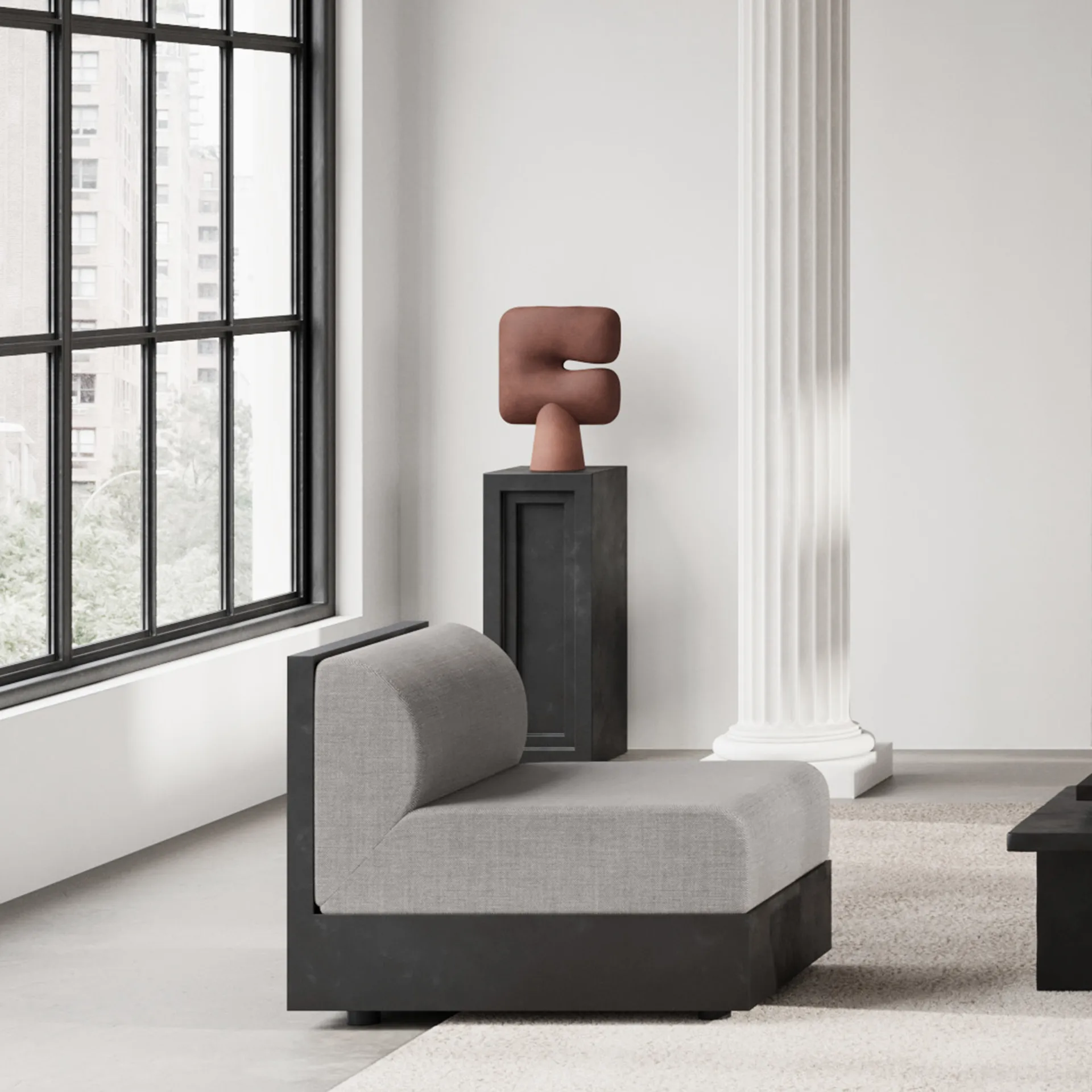 Butaca Lounge Tribu Lounge Chair, Coffee 101 Copenhagen