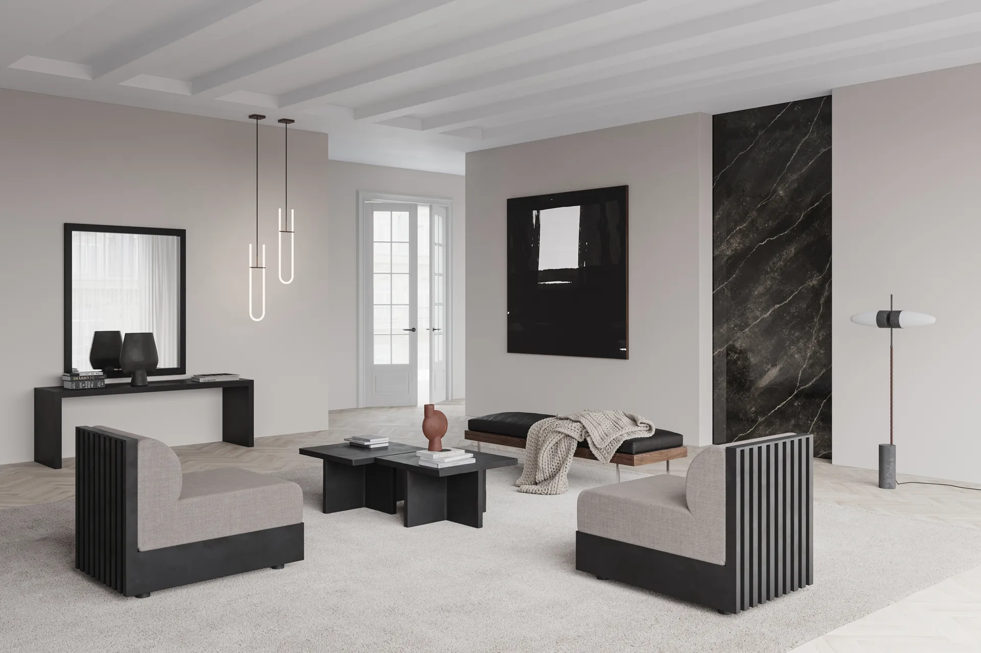 Butaca Lounge Tribu Lounge Chair, Coffee 101 Copenhagen