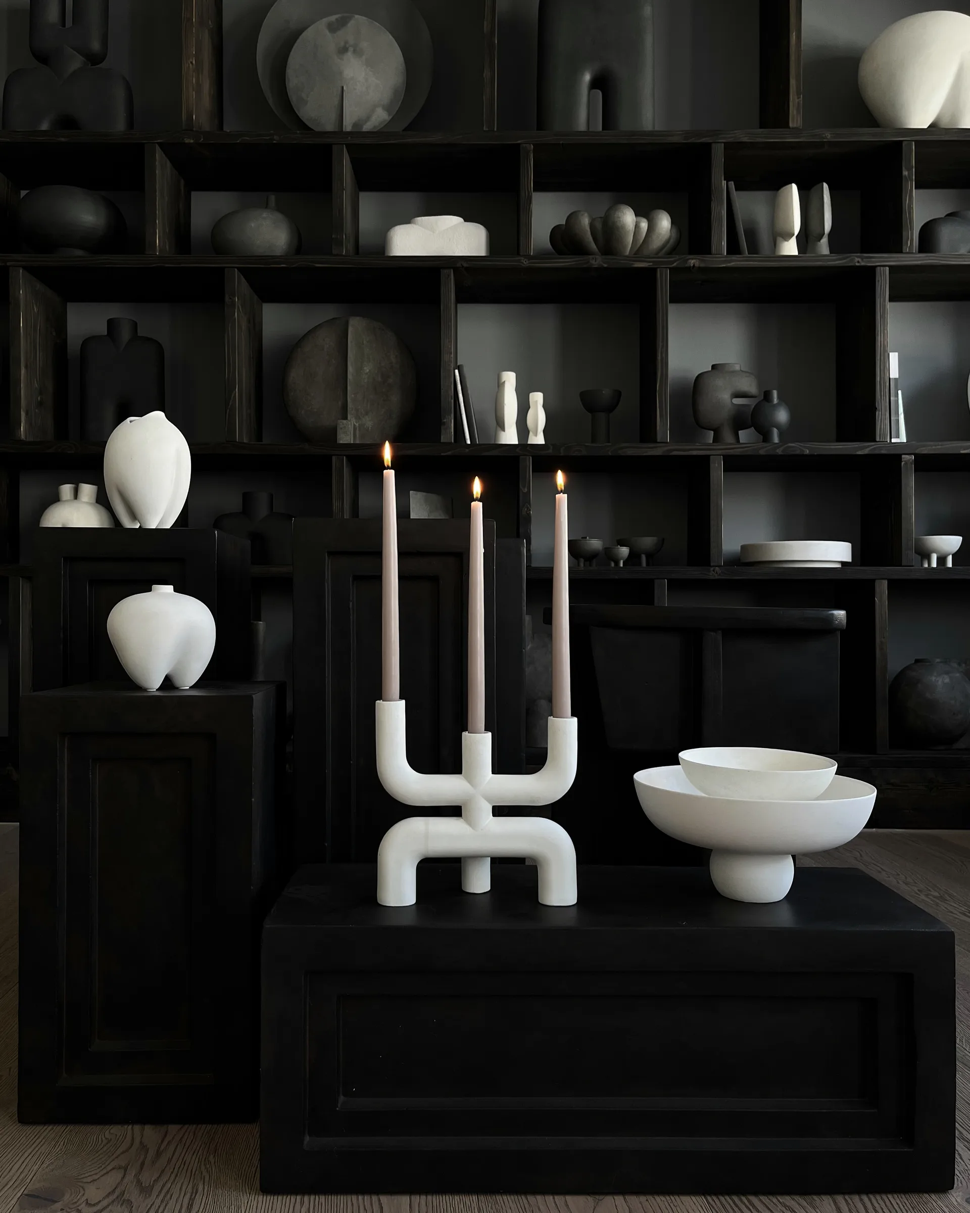 Candelabro Cobra 25x25 cm, Bone White 101 Copenhagen