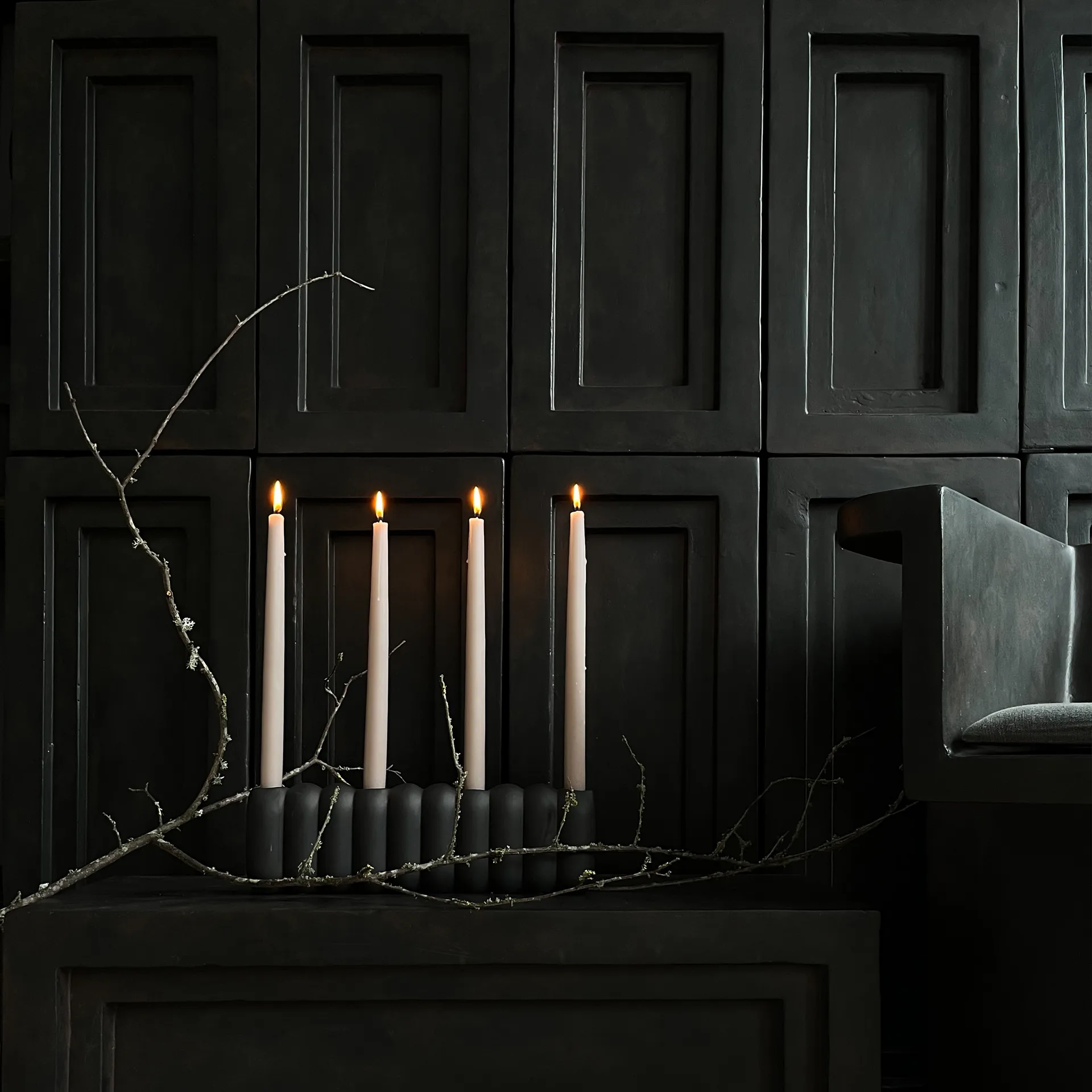 Candelabro Tube Coffee, 11x35 cm  101 Copenhagen