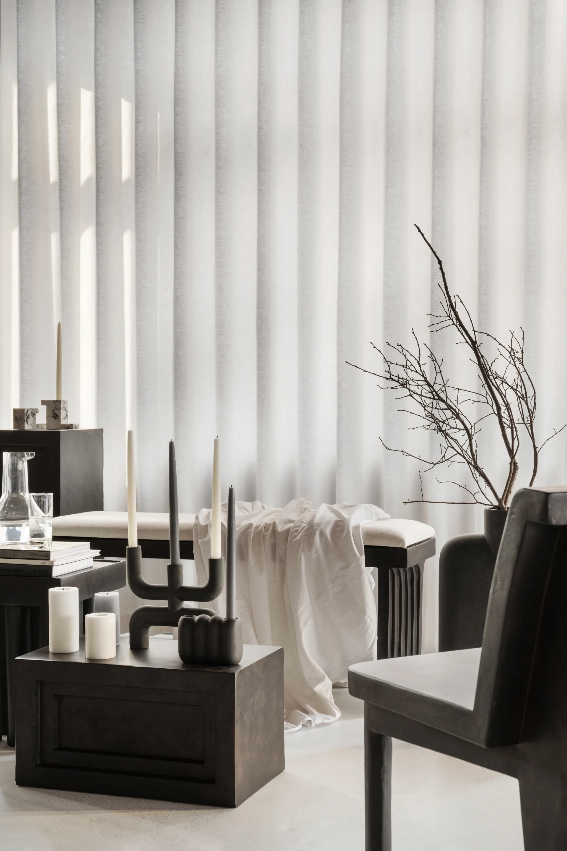 Cojín de lino para banco Arc 35x120 cm, Linen 101 Copenhagen