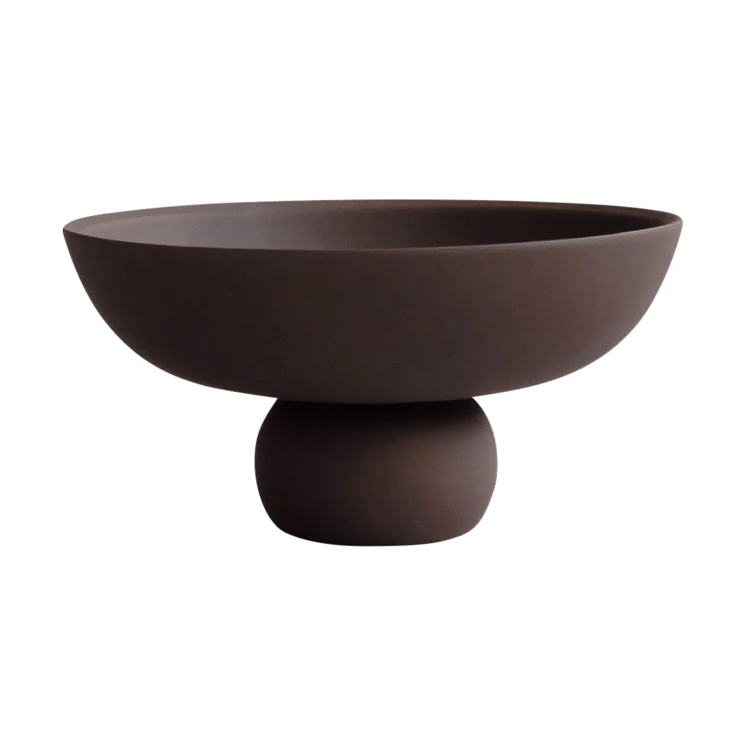Cuenco Baburu Ø20 cm, Chocolate brown 101 Copenhagen