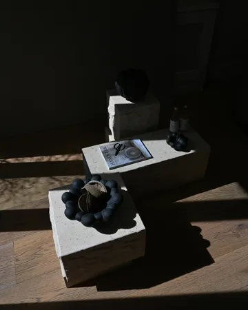 Cuenco medio Bloom Tray Ø28,5 cm - Black - 101 Copenhagen