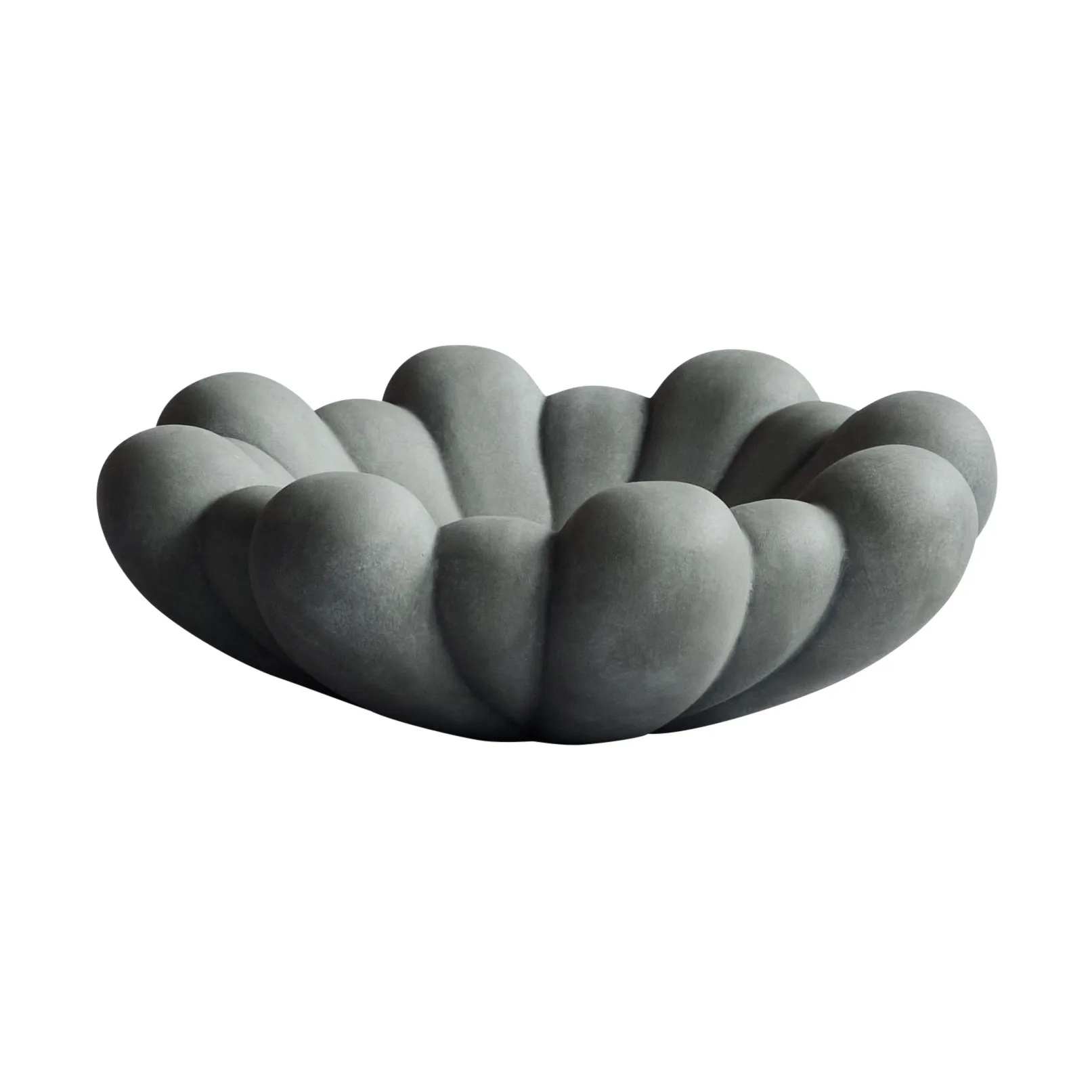 Cuenco medio Bloom Tray Ø28,5 cm, Dark grey 101 Copenhagen