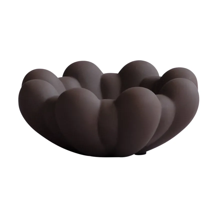 Cuenco mini Bloom tray, Chocolate brown 101 Copenhagen