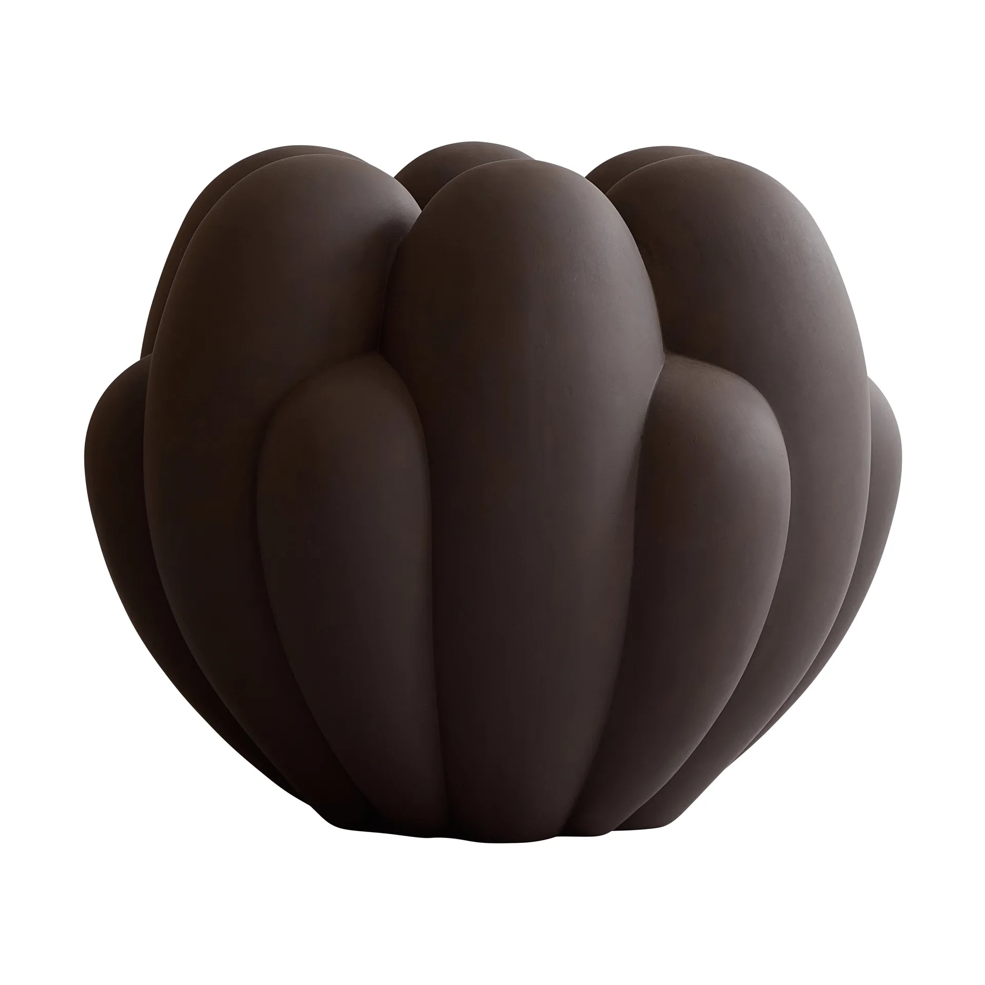 Jarrón Bloom Big, Chocolate brown 101 Copenhagen