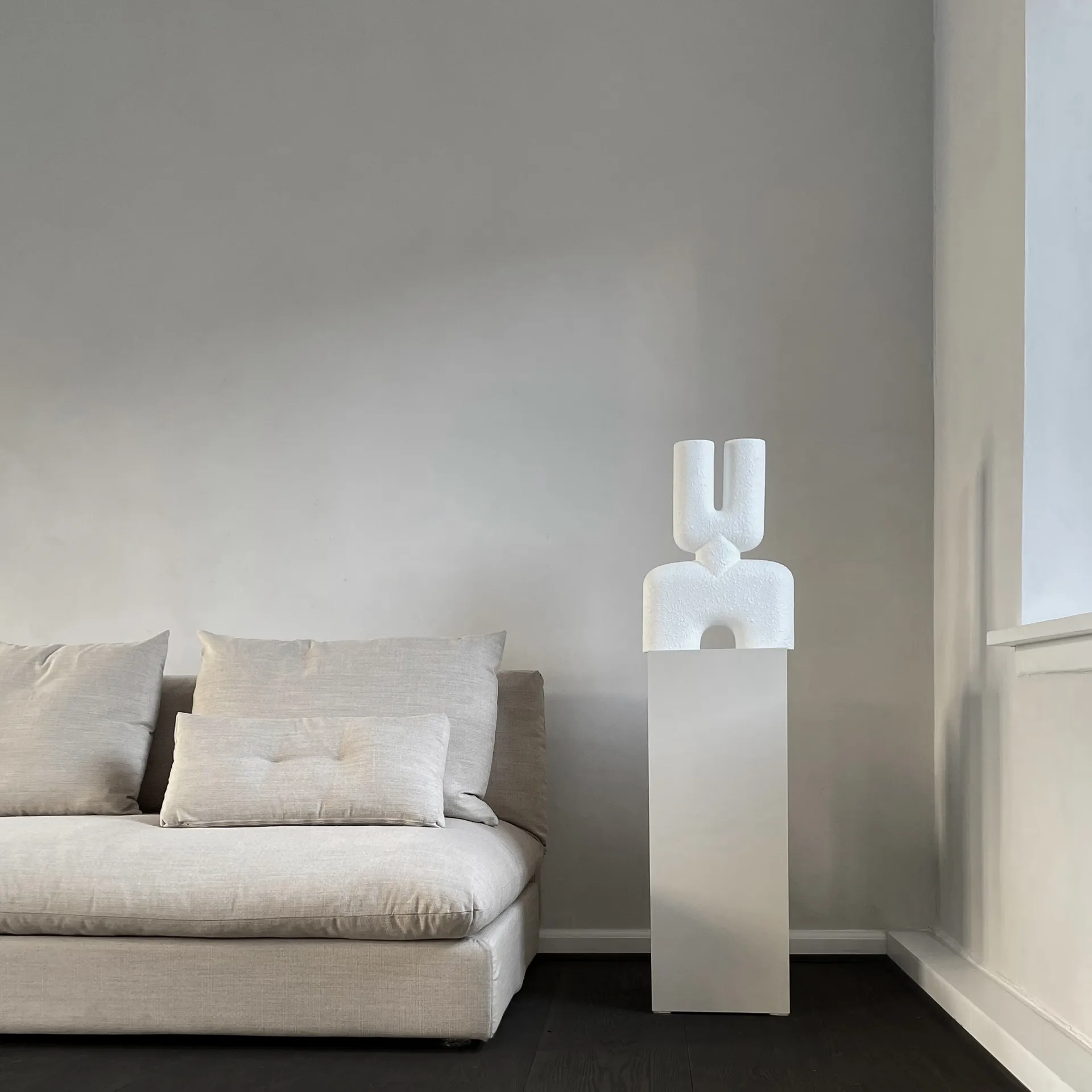 Jarrón Cobra Double Medio 34x47 cm, Bubble White 101 Copenhagen