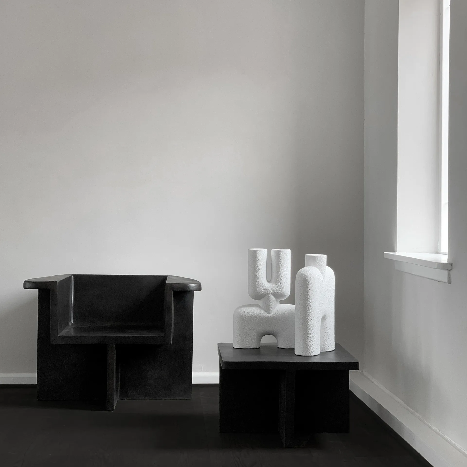 Jarrón Cobra Double Medio 34x47 cm, Bubble White 101 Copenhagen