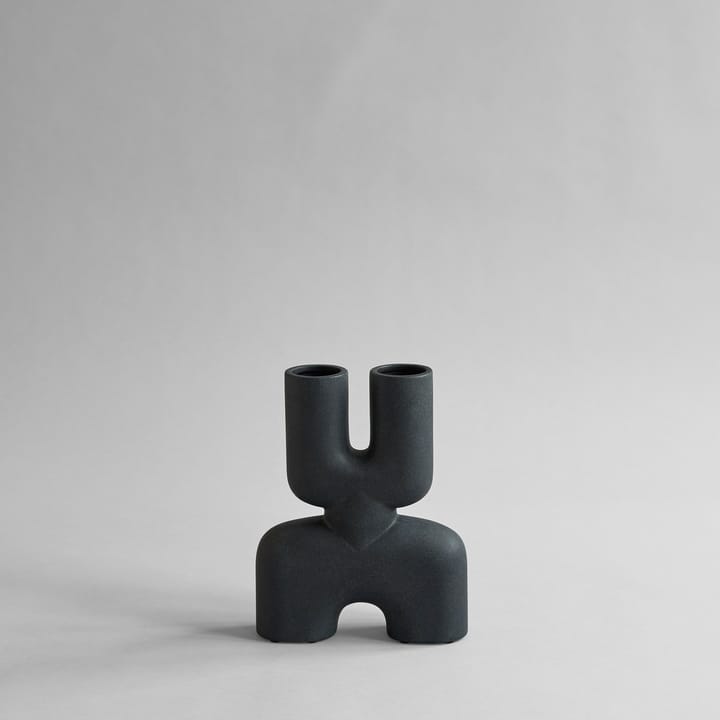 Jarrón Cobra Double Mini 22x28 cm, Negro 101 Copenhagen