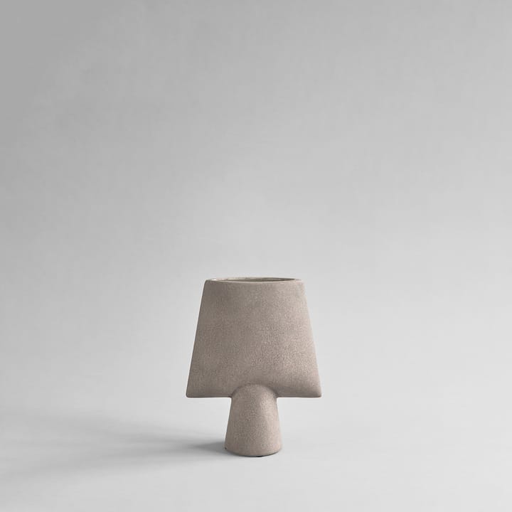 Jarrón cuadrado mini Sphere, Taupe 101 Copenhagen