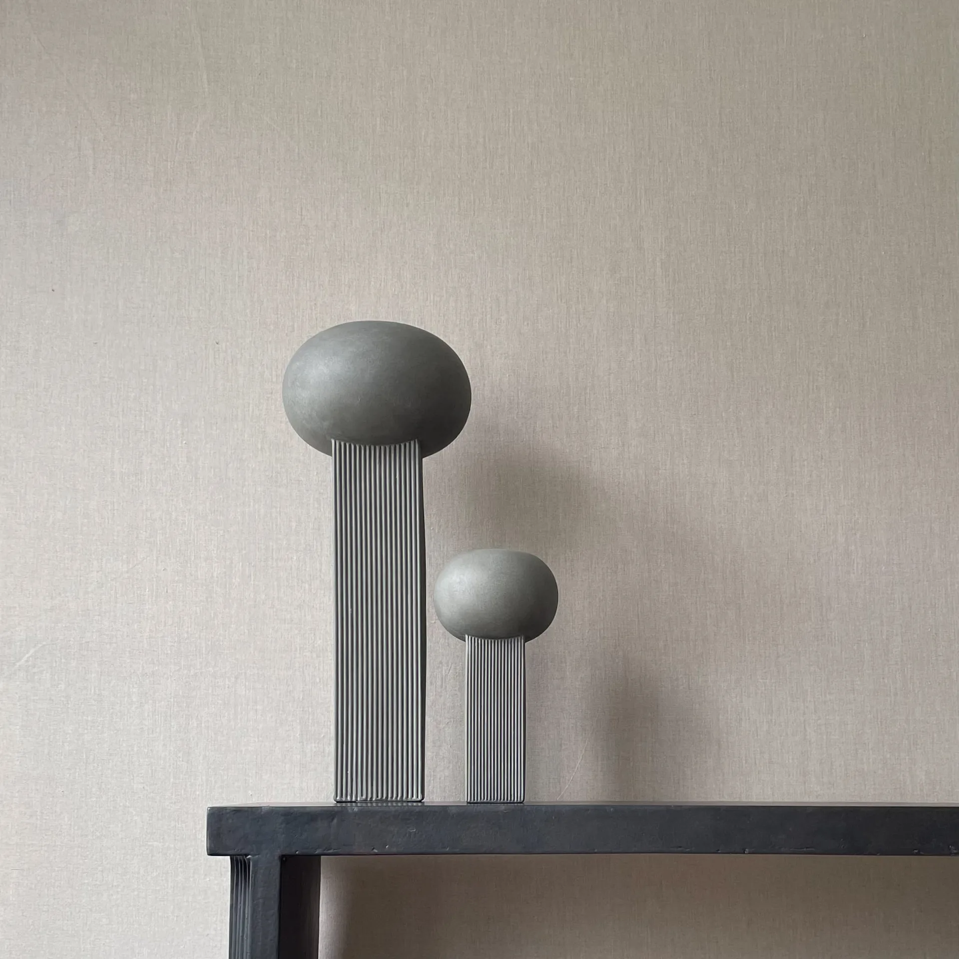 Jarrón Empire Ø15 cm, Dark Grey 101 Copenhagen