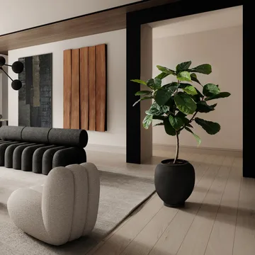 Jarrón grande Sunao 55 cm - Black - 101 Copenhagen