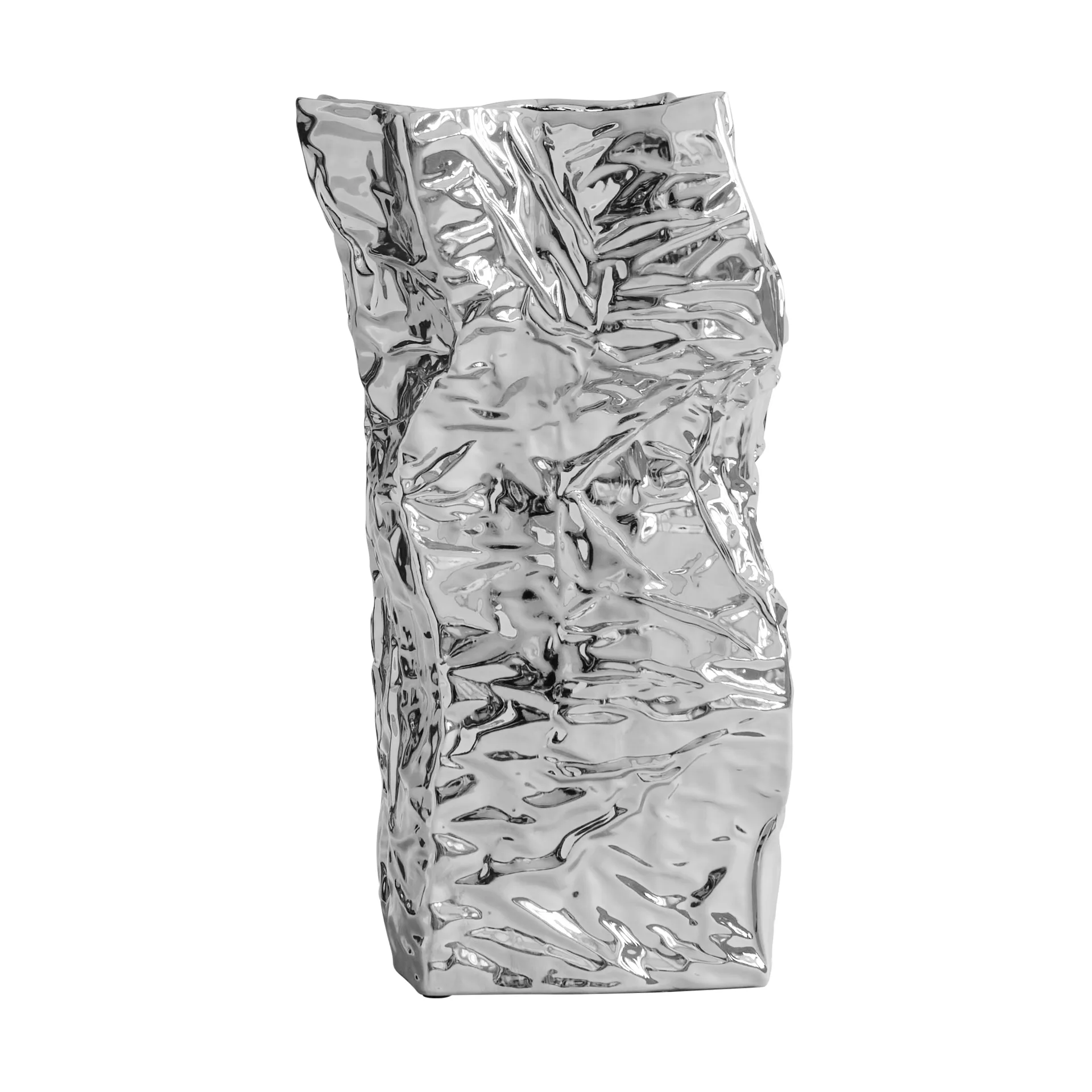 Jarrón Kami big 49,5x35 cm, Chrome 101 Copenhagen