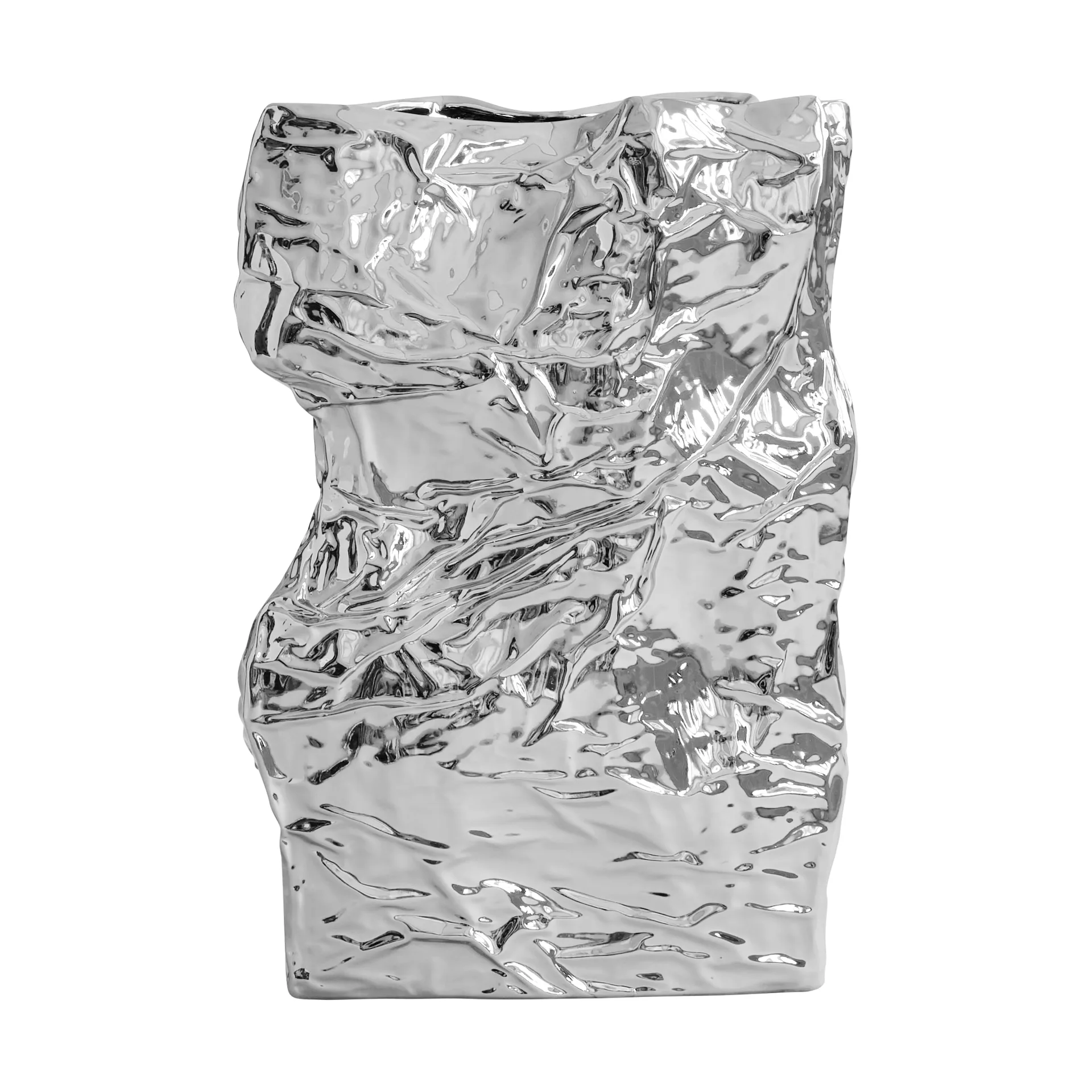 Jarrón Kami big 49,5x35 cm, Cromo 101 Copenhagen