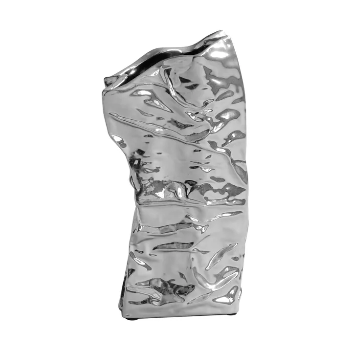 Jarrón Kami mini 25x13 cm - Chrome - 101 Copenhagen