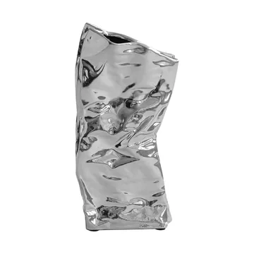 Jarrón Kami mini 25x13 cm - Cromo - 101 Copenhagen