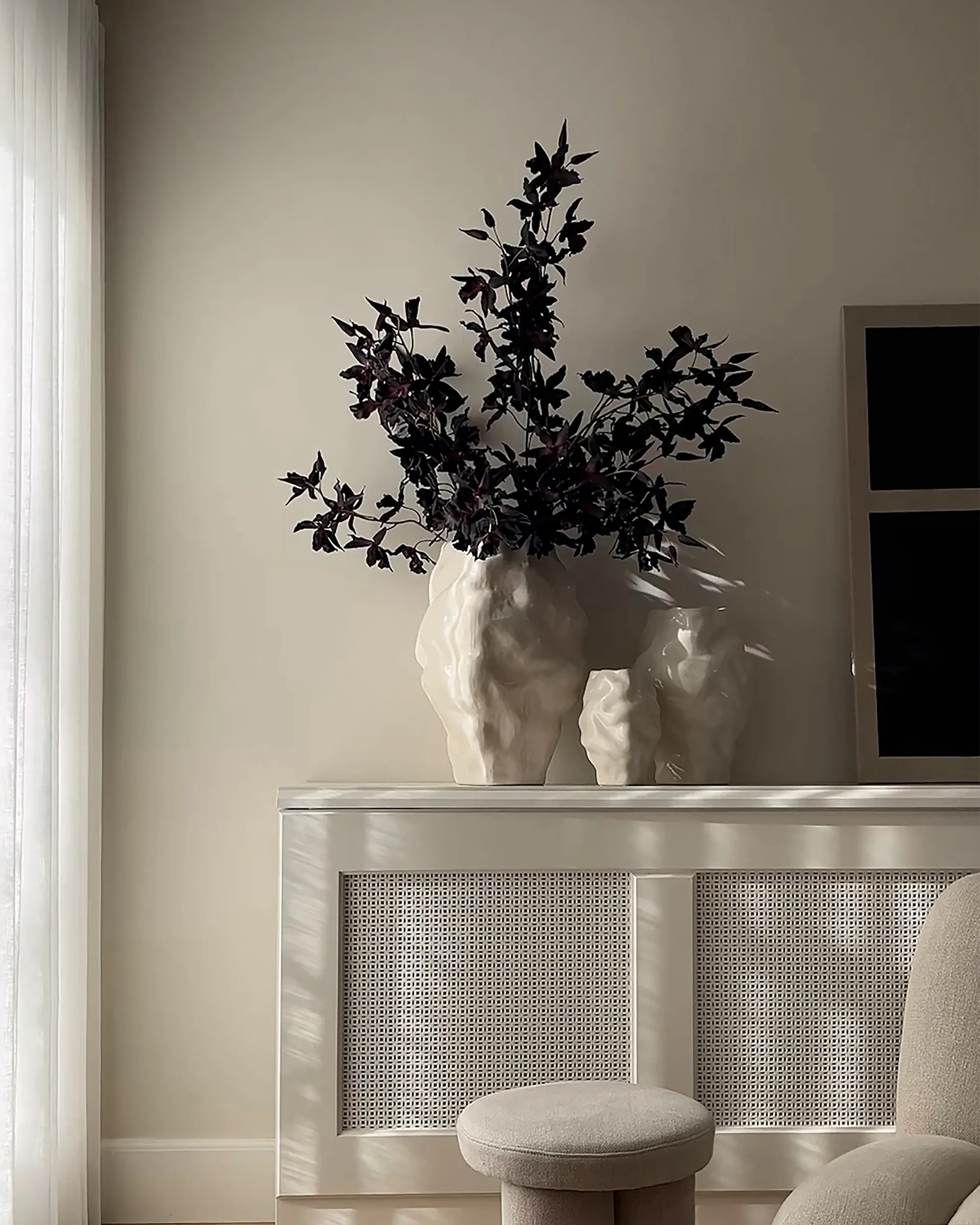 Jarrón Katachi medio, High glaze birch 101 Copenhagen