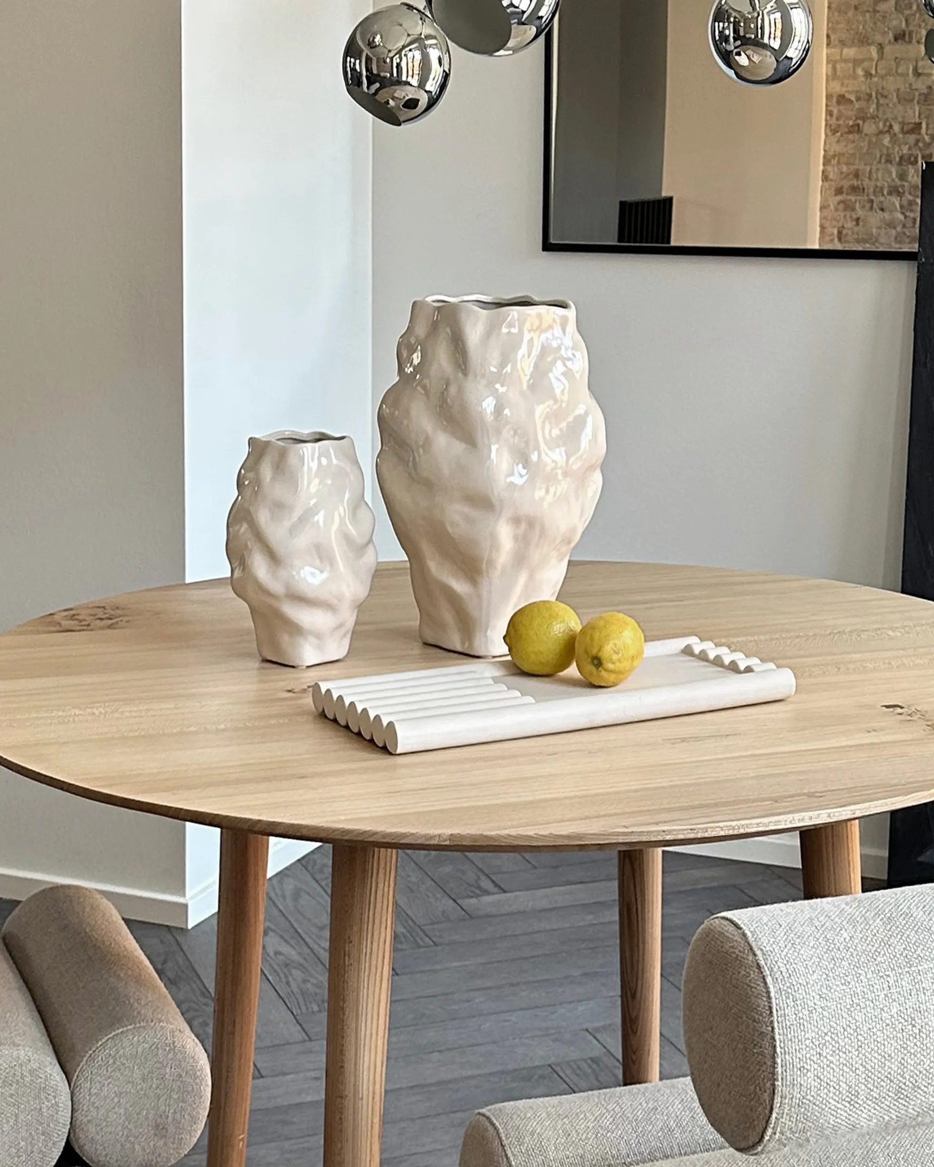 Jarrón Katachi mini, High glaze birch 101 Copenhagen