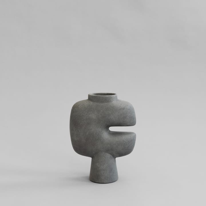 Jarrón mediano Tribal, Gris oscuro 101 Copenhagen