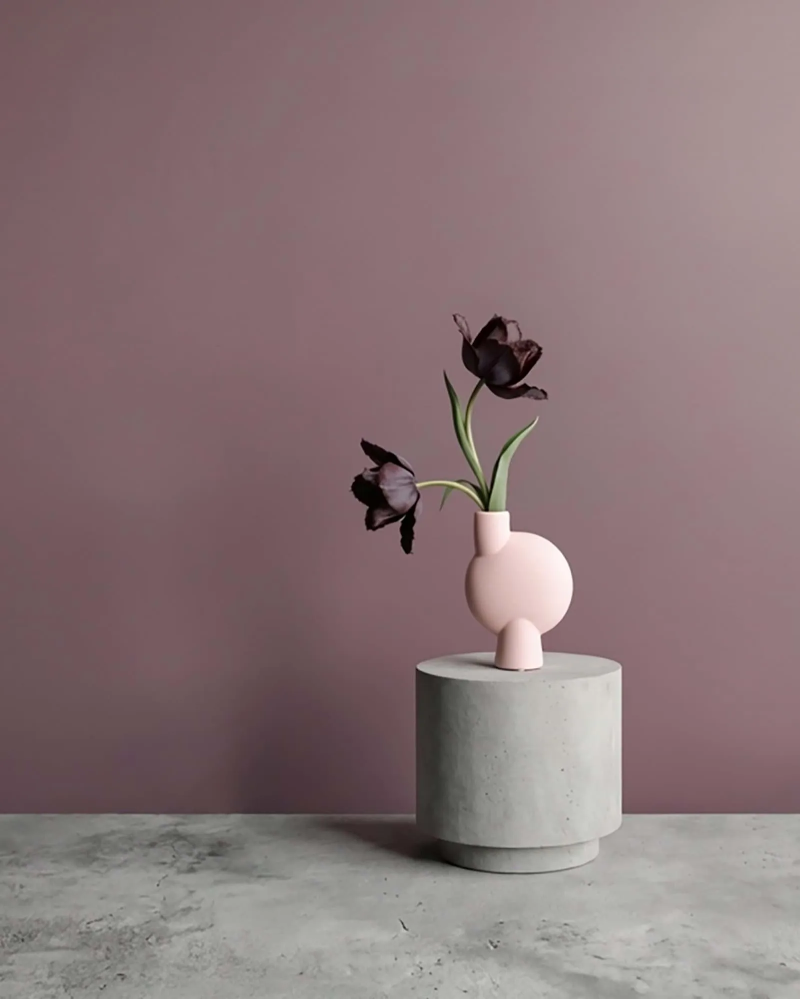 Jarrón Medio Sphere Bubl, Rose 101 Copenhagen
