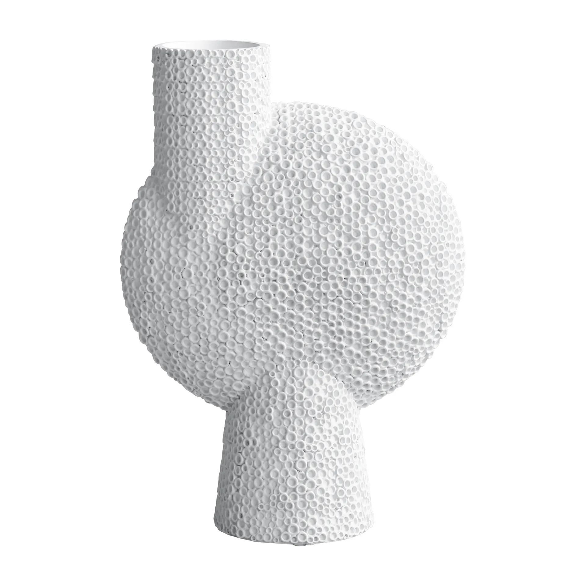 Jarrón Sphere Bubl Shisen big 44 cm, Bone White 101 Copenhagen