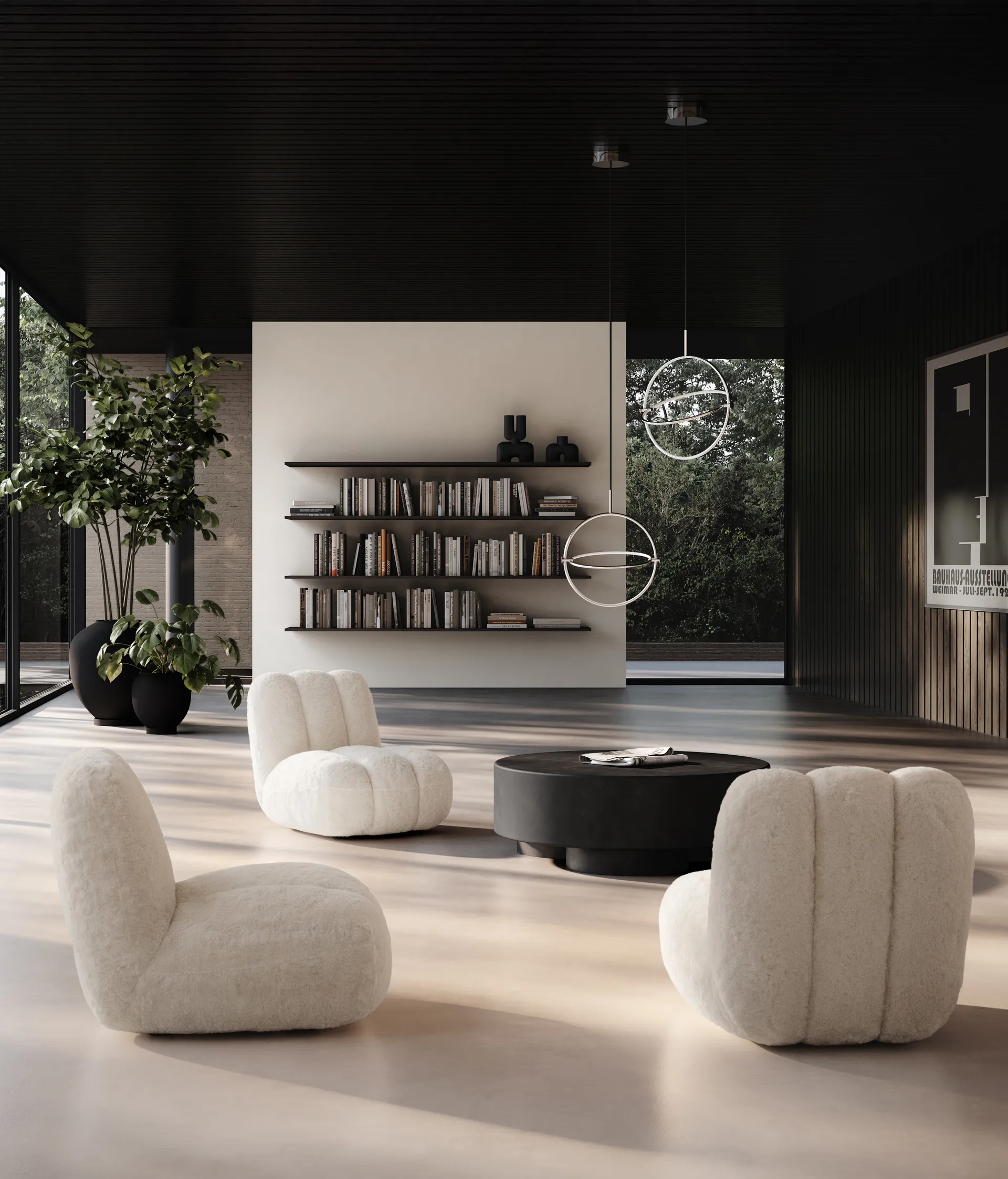 Jarrón Sunao mediano 30 cm, Negro 101 Copenhagen