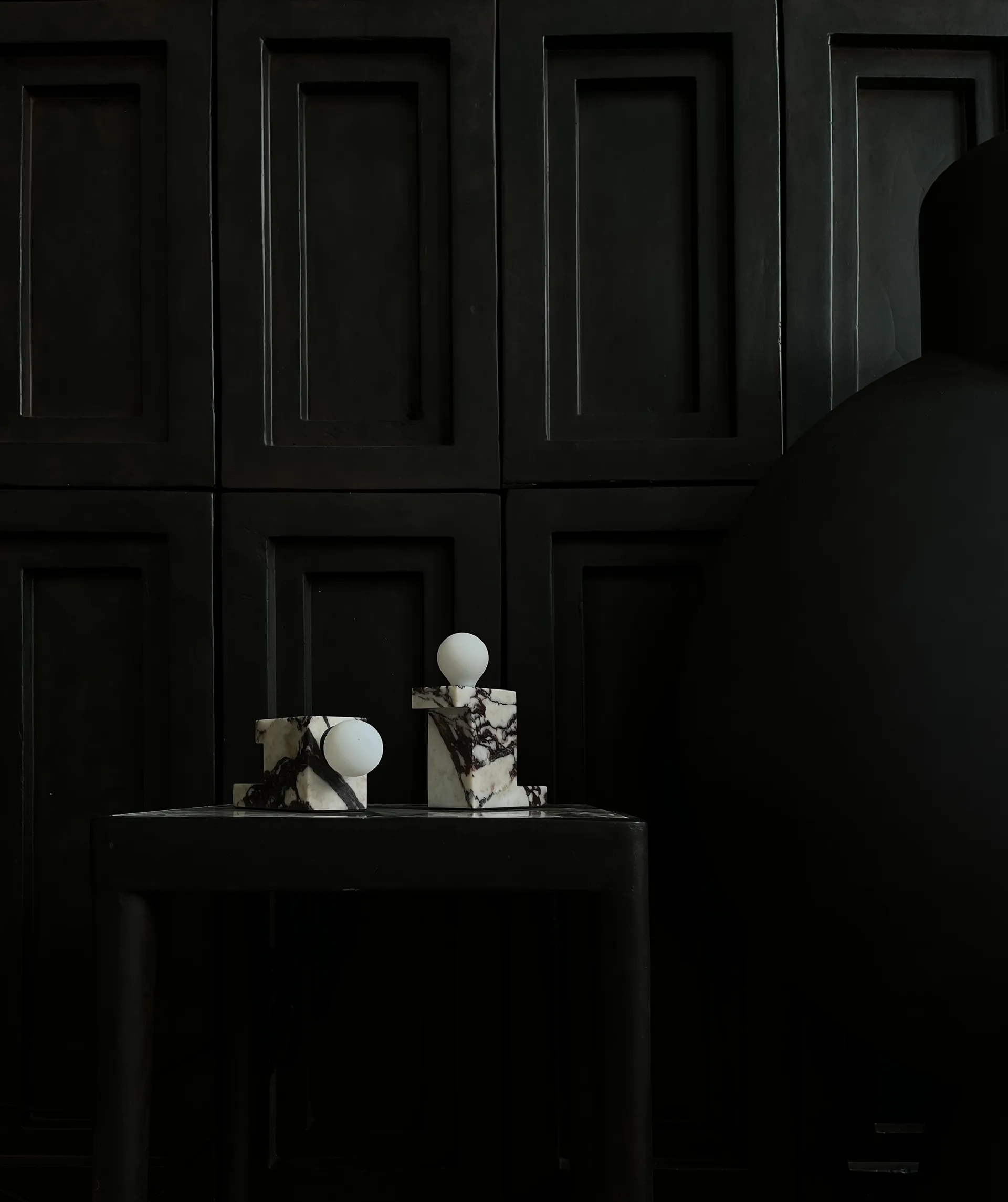 Lámpara alta Brick 10,5x12,5 cm, Calacatta 101 Copenhagen