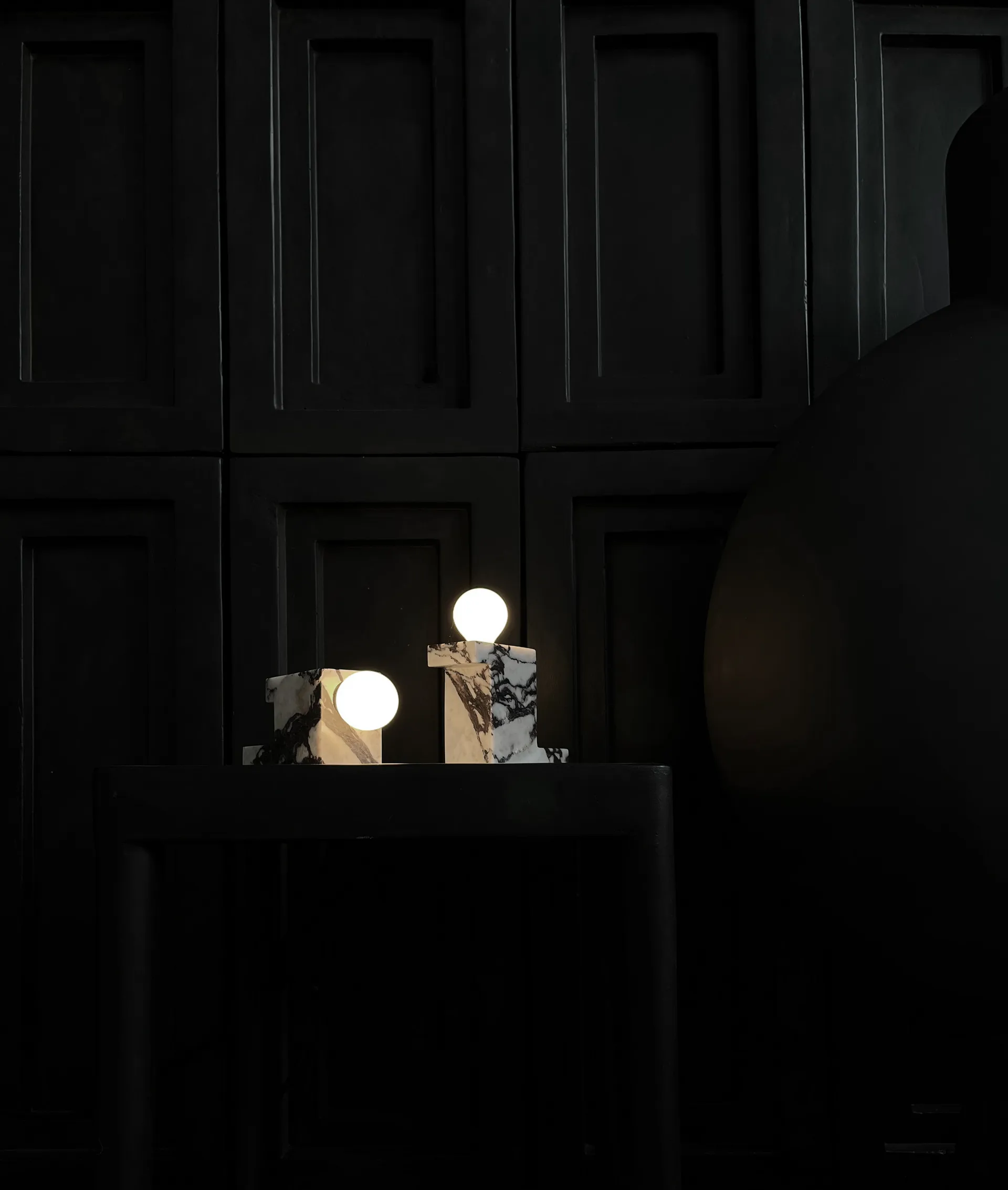 Lámpara alta Brick 10,5x12,5 cm, Calacatta 101 Copenhagen