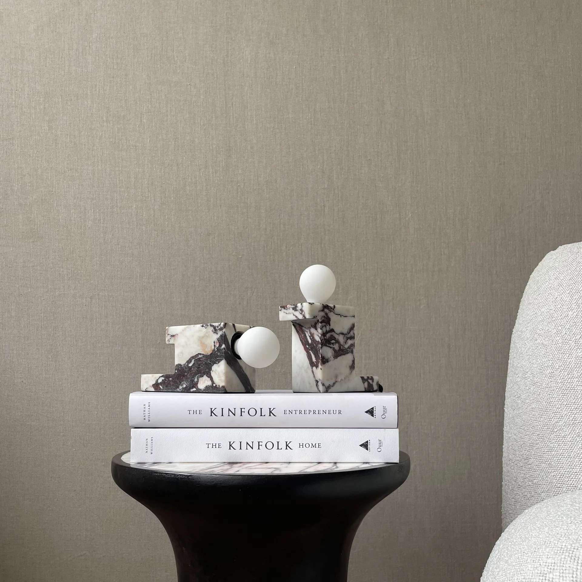 Lámpara baja Brick 8x14 cm, Calacatta 101 Copenhagen