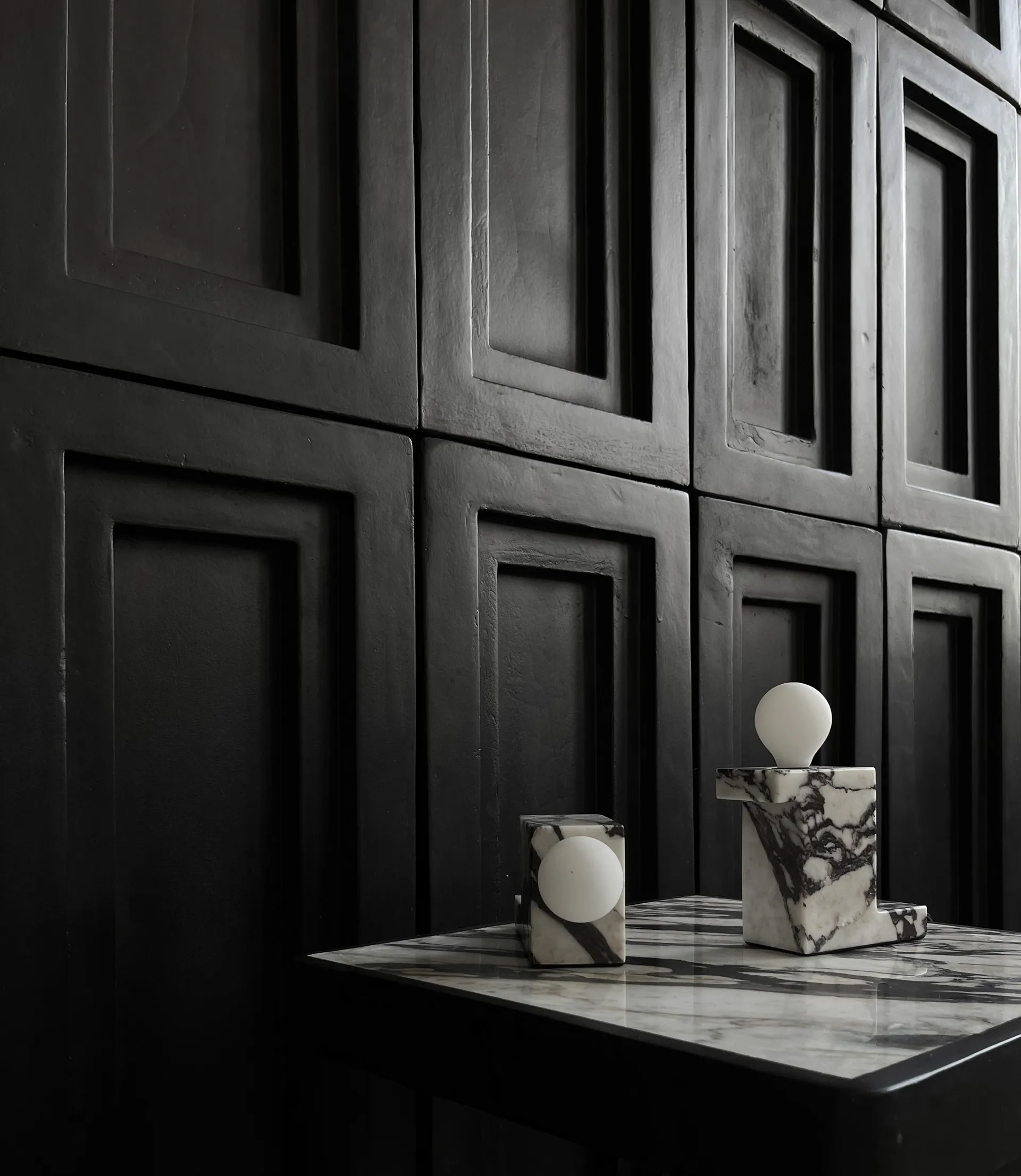 Lámpara baja Brick 8x14 cm, Calacatta 101 Copenhagen