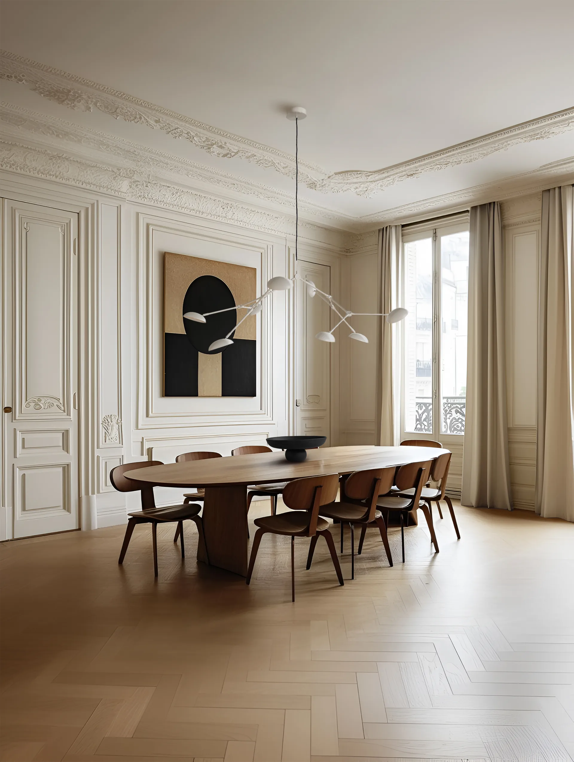 Lámpara de araña Drop Chandelier, Blanco 101 Copenhagen