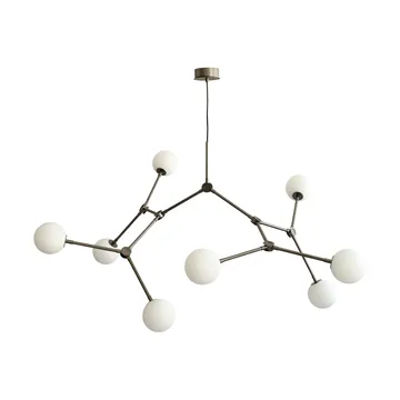 Lámpara de araña Drop Chandelier Bulp grande - Grey - 101 Copenhagen