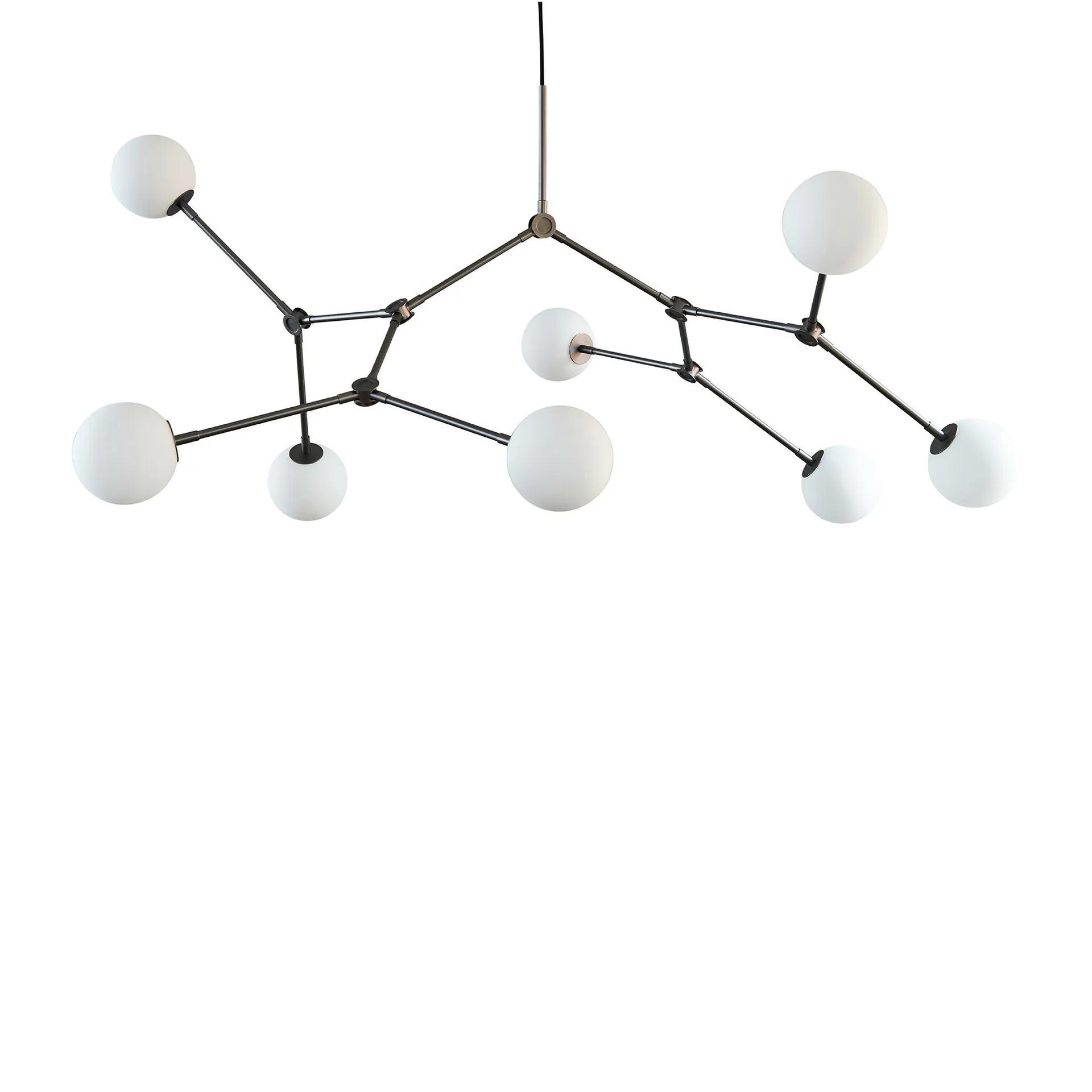 Lámpara de araña Drop Chandelier Bulp, Gris 101 Copenhagen