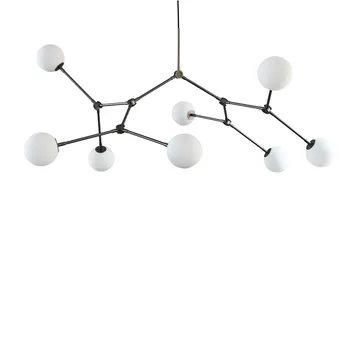 Lámpara de araña Drop Chandelier Bulp - Gris - 101 Copenhagen