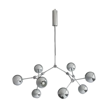 Lámpara de araña Drop Chandelier Globe mini - Chrome - 101 Copenhagen