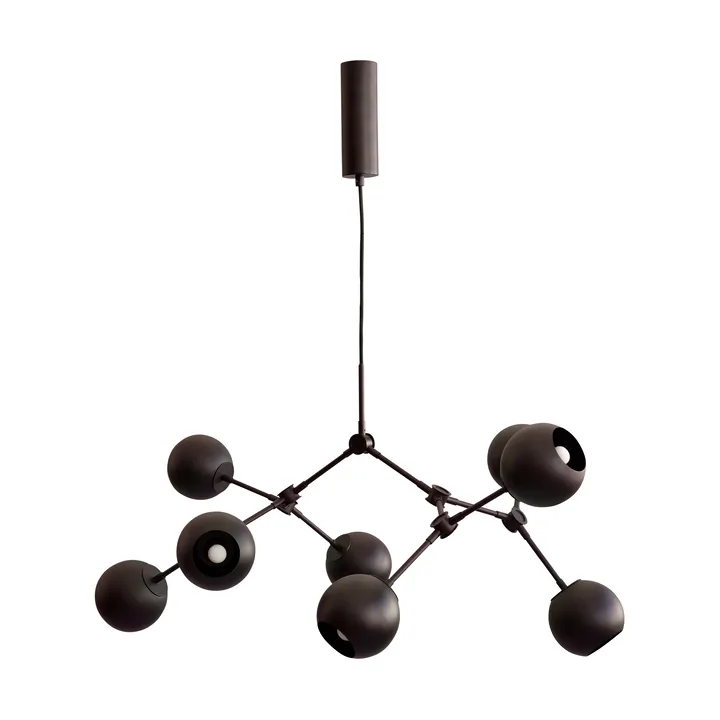Lámpara de araña Drop Chandelier Globe mini - Negro quemado - 101 Copenhagen