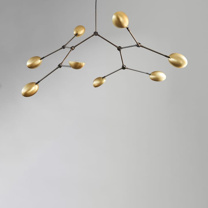 Lámpara de araña Drop Chandelier, Latón 101 Copenhagen