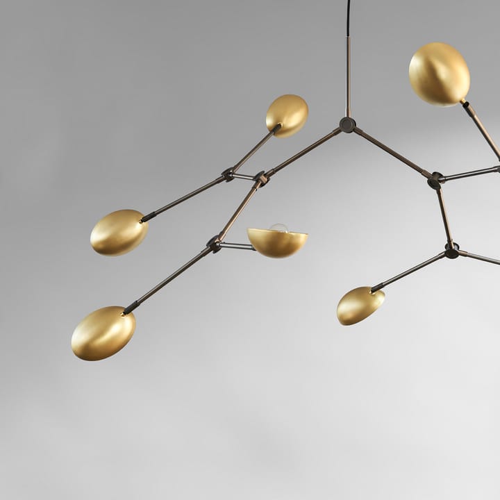 Lámpara de araña Drop Chandelier, Latón 101 Copenhagen