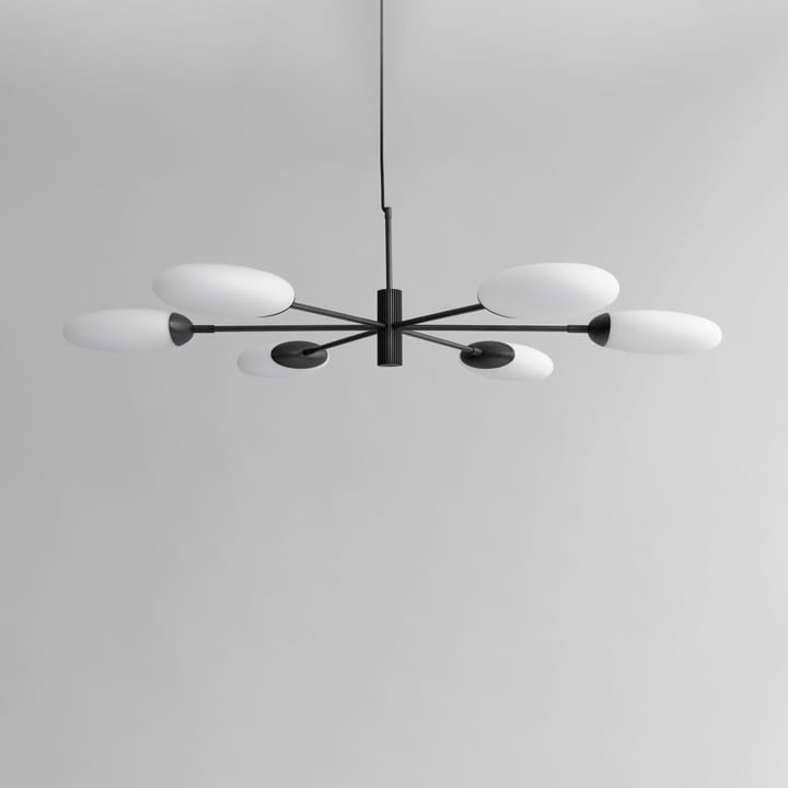 Lámpara de araña grande Salon Chandelier, Opaque 101 Copenhagen