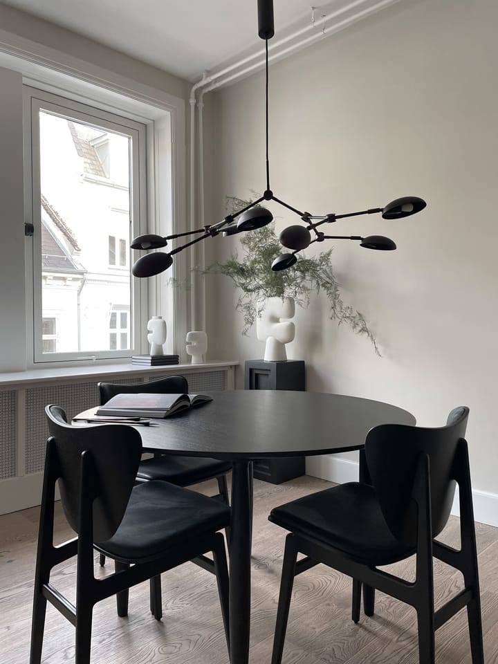 Lámpara de araña mini Drop Chandelier, Burned black 101 Copenhagen