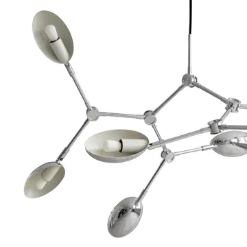 Lámpara de araña mini Drop Chandelier - Chrome - 101 Copenhagen