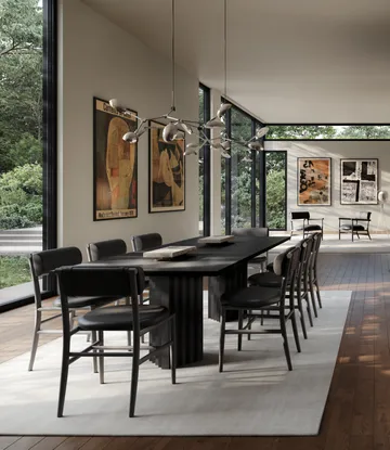 Lámpara de araña mini Drop Chandelier - Chrome - 101 Copenhagen