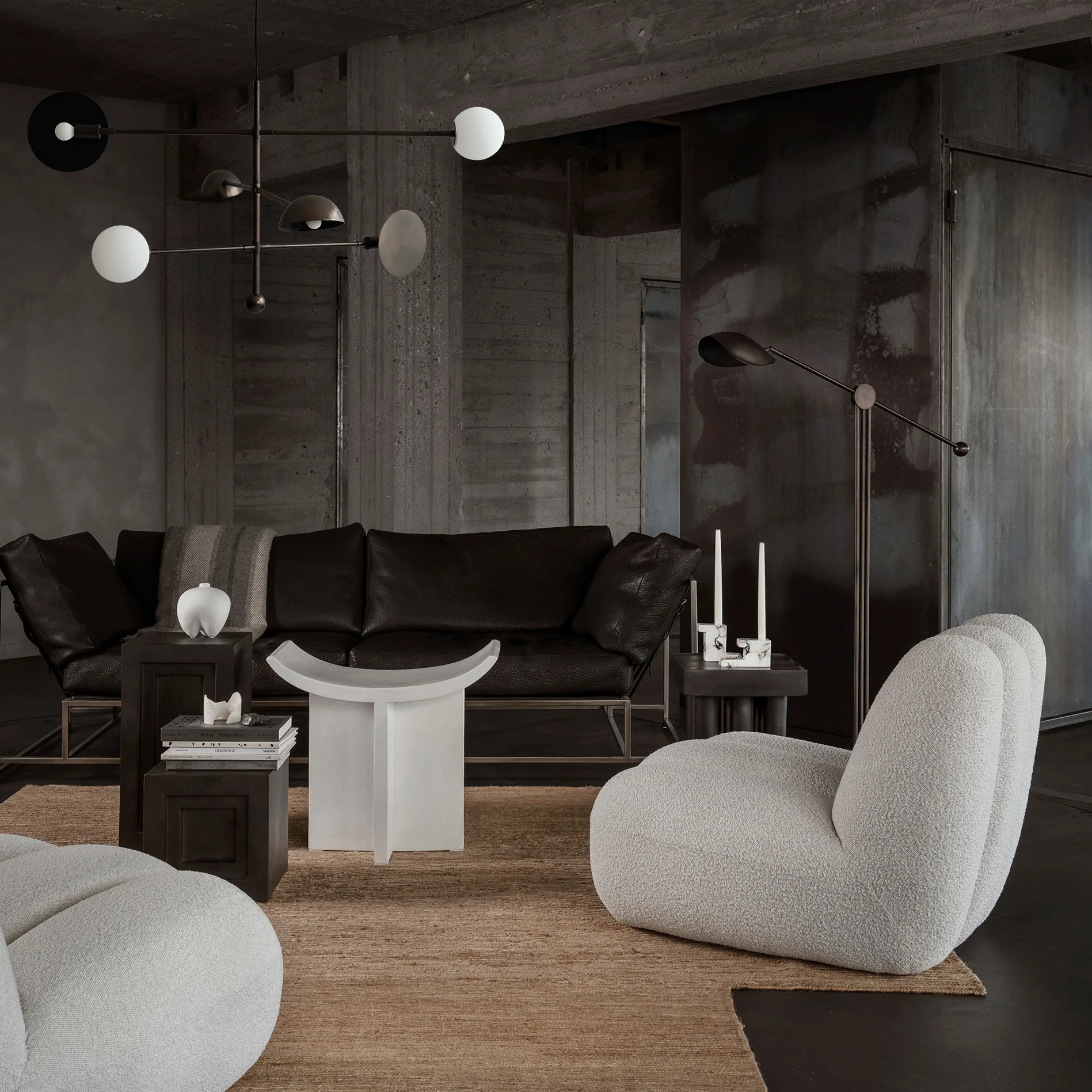 Lámpara de araña Sahn 58x125 cm, Bronze 101 Copenhagen