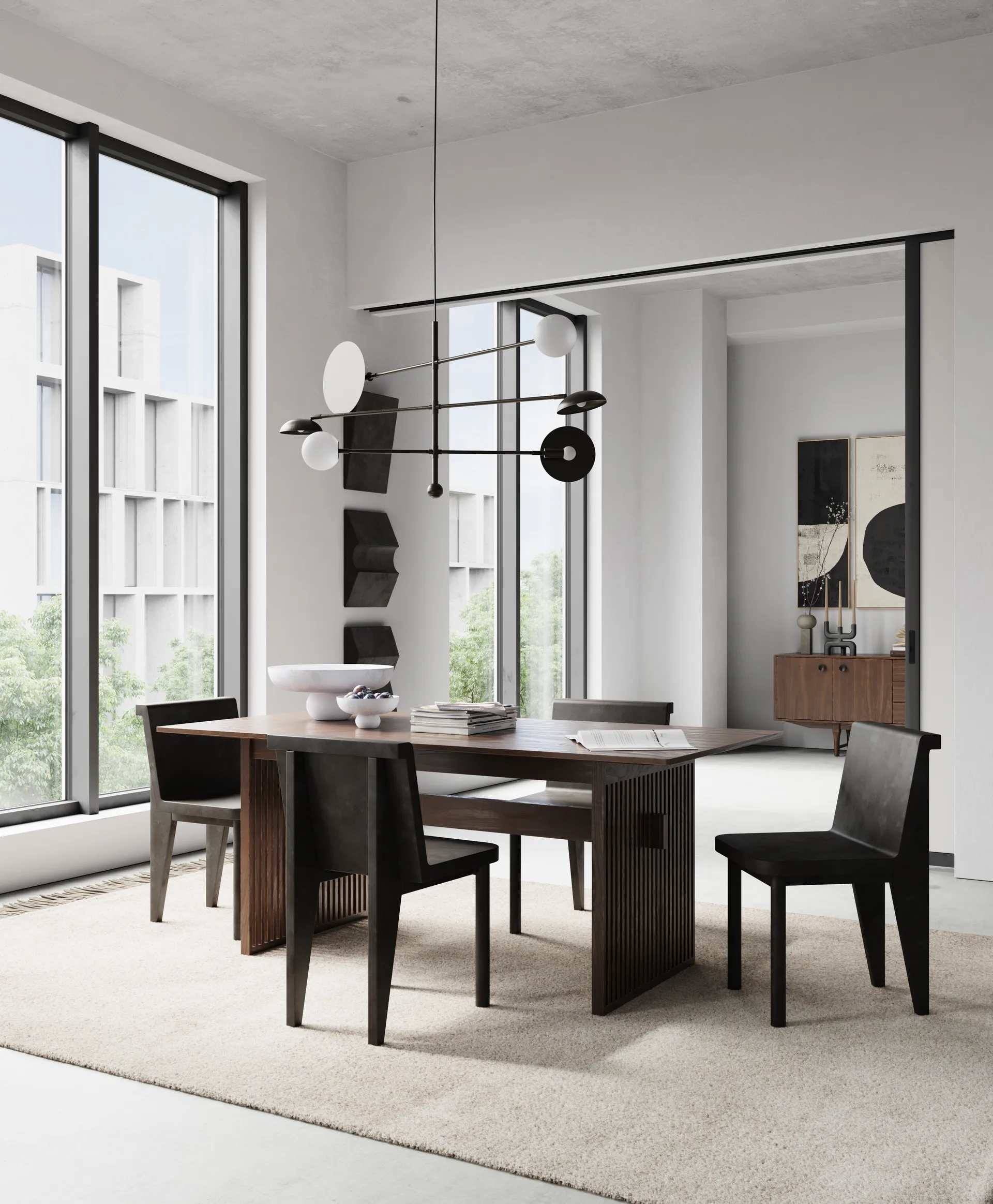 Lámpara de araña Sahn 58x125 cm, Bronze 101 Copenhagen